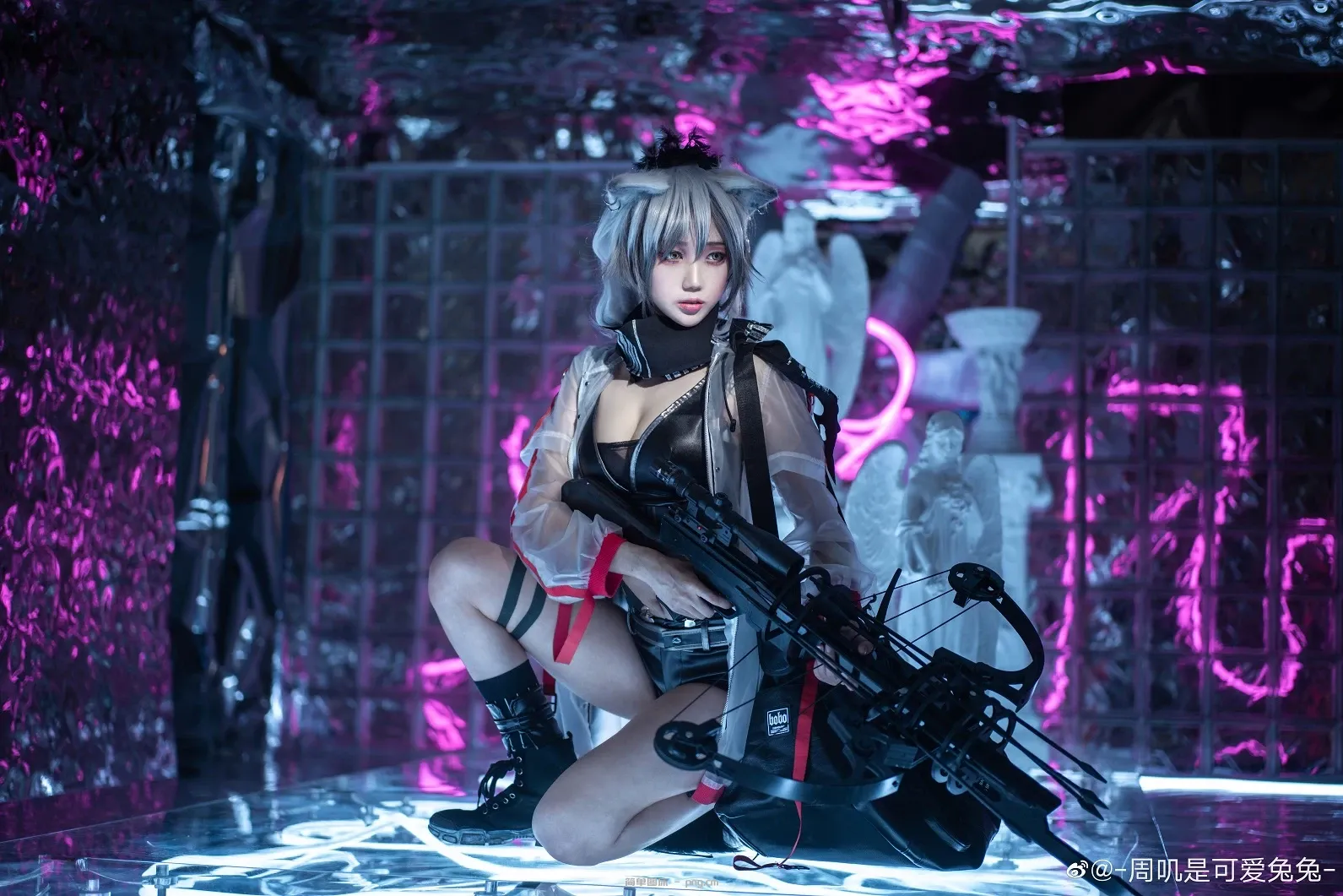 明日方舟 黑 @-周叽是可爱兔兔- (10 photos)-7