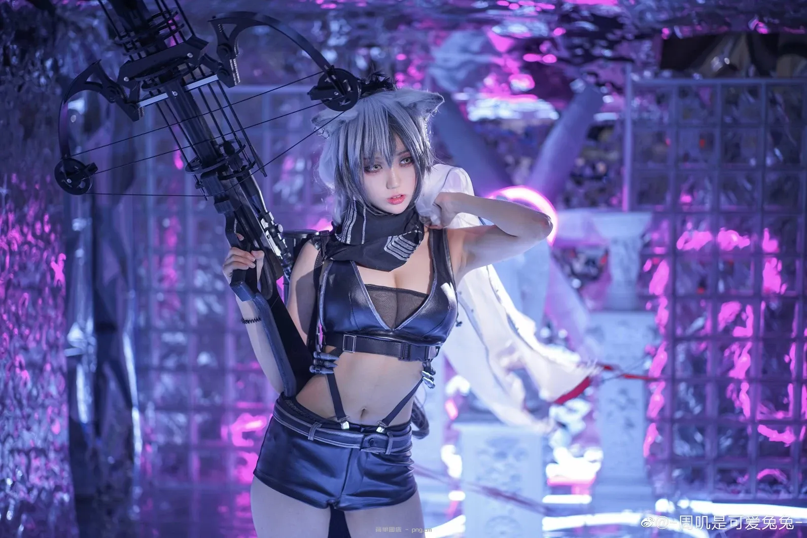 明日方舟 黑 @-周叽是可爱兔兔- (10 photos)-9