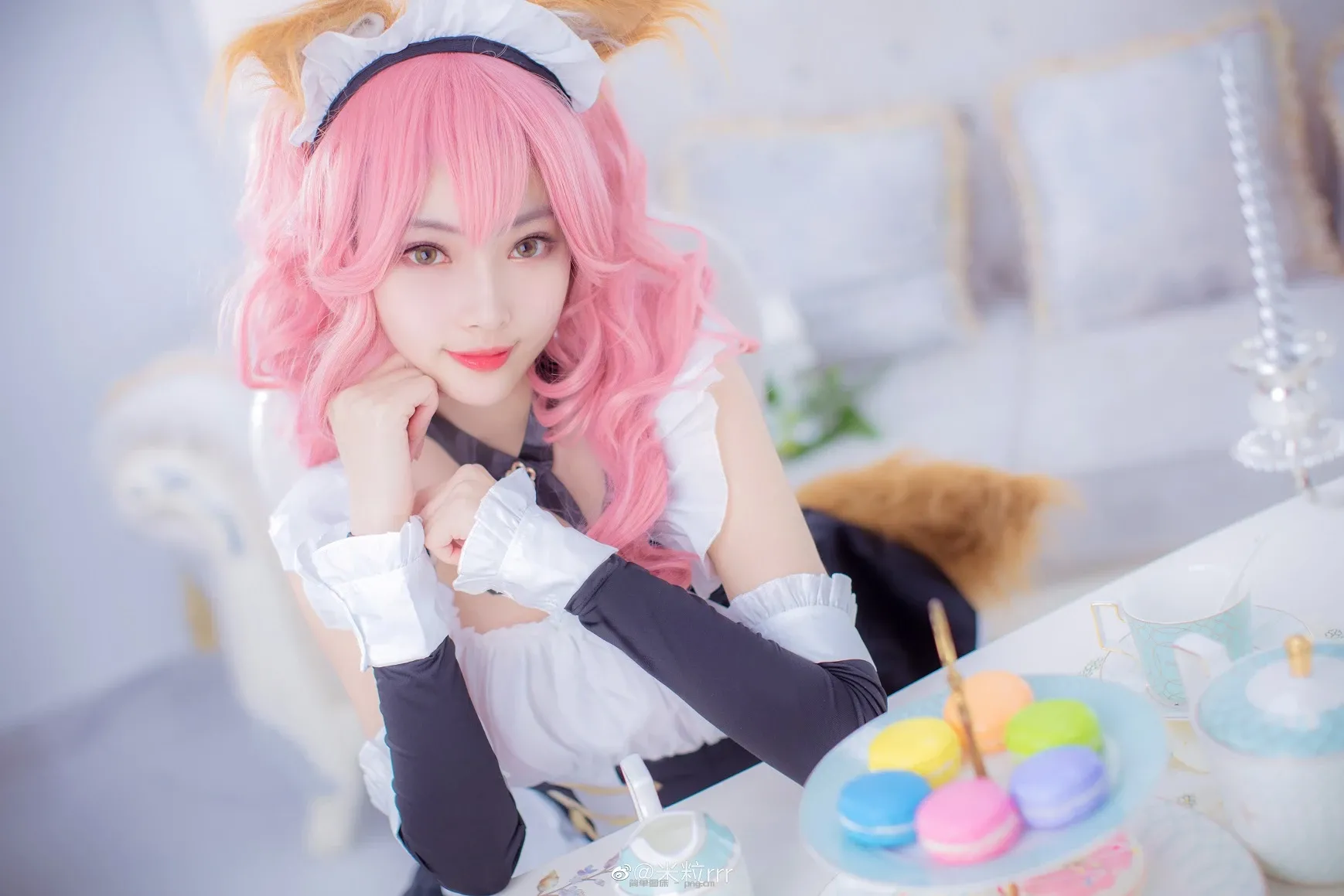 Fate/Extella 玉藻前 女仆 @米粒rrr (9 photos)