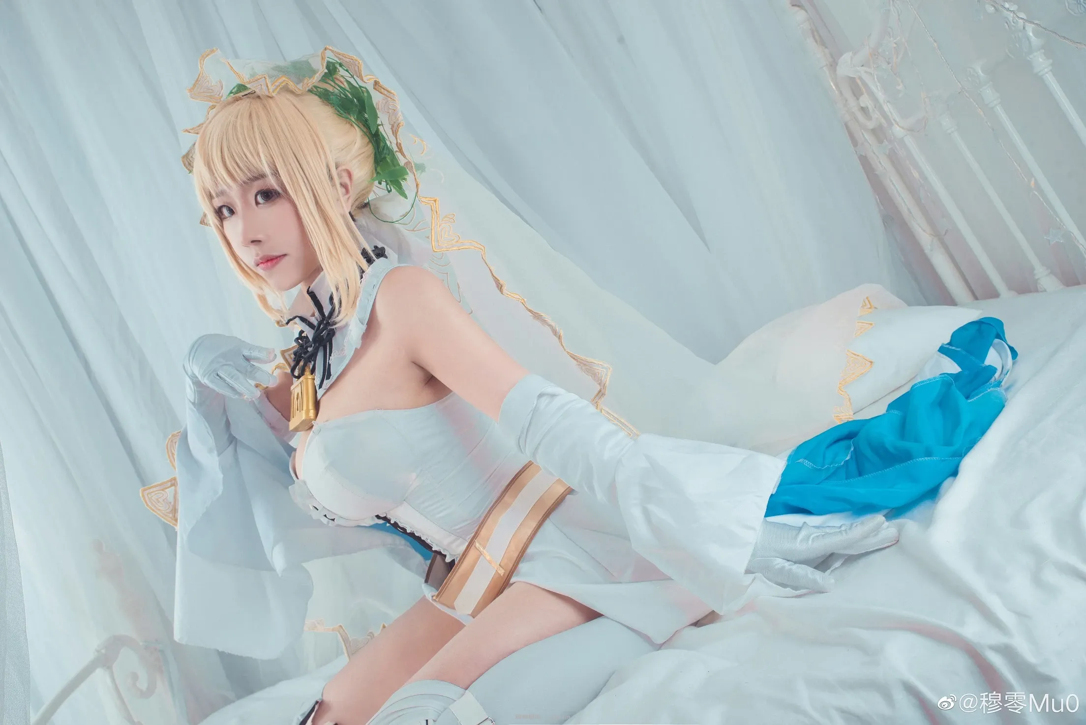 FGO 尼禄·克劳狄乌斯 花嫁满破 @穆零Mu0 (9 photos)-4