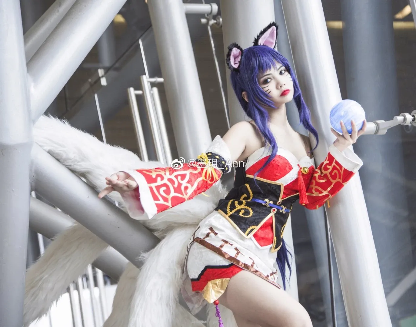 英雄联盟 阿狸 (CG) @墨玥_Ann (初物语动漫展) (9 photos)-5