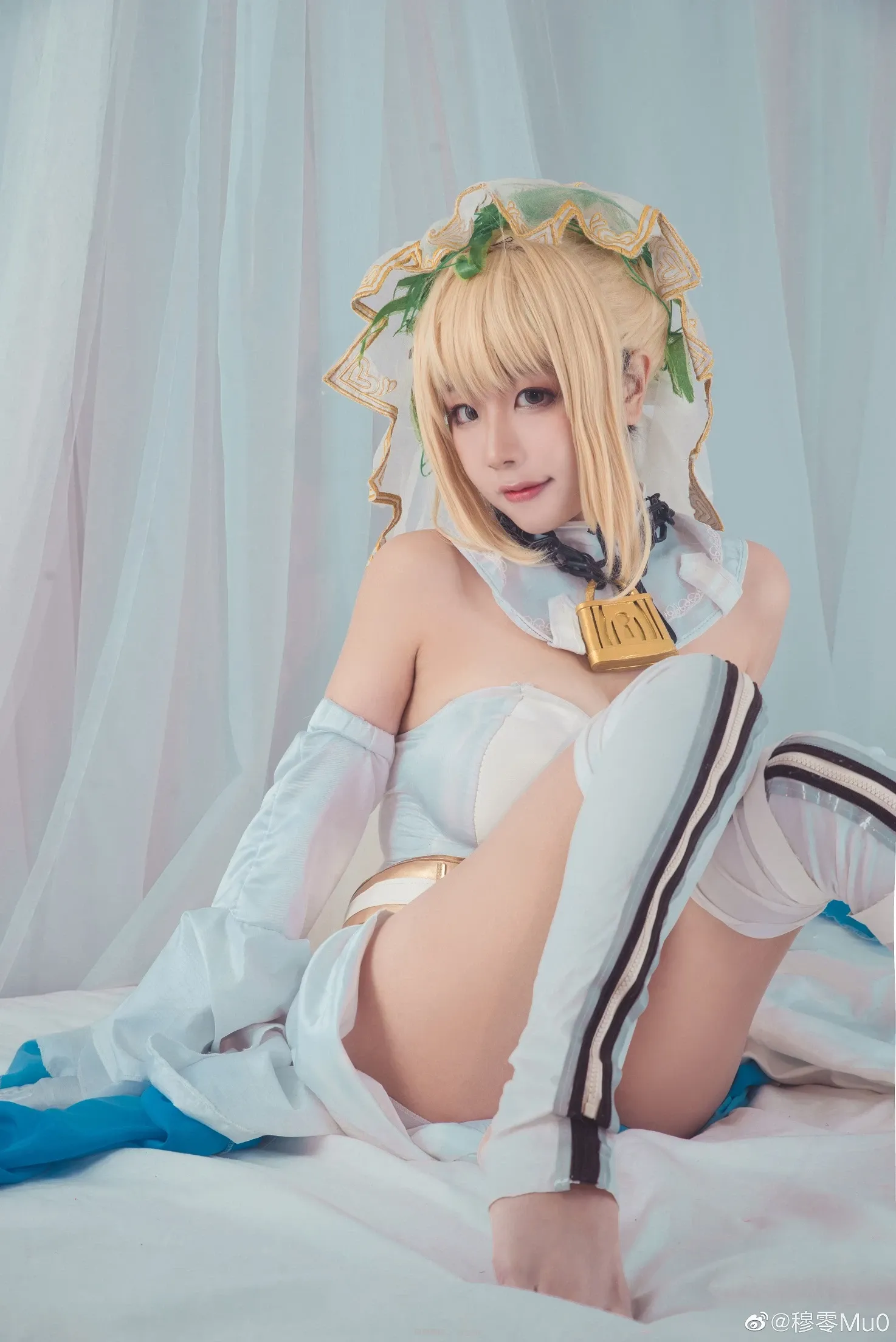 FGO 尼禄·克劳狄乌斯 花嫁满破 @穆零Mu0 (9 photos)-5