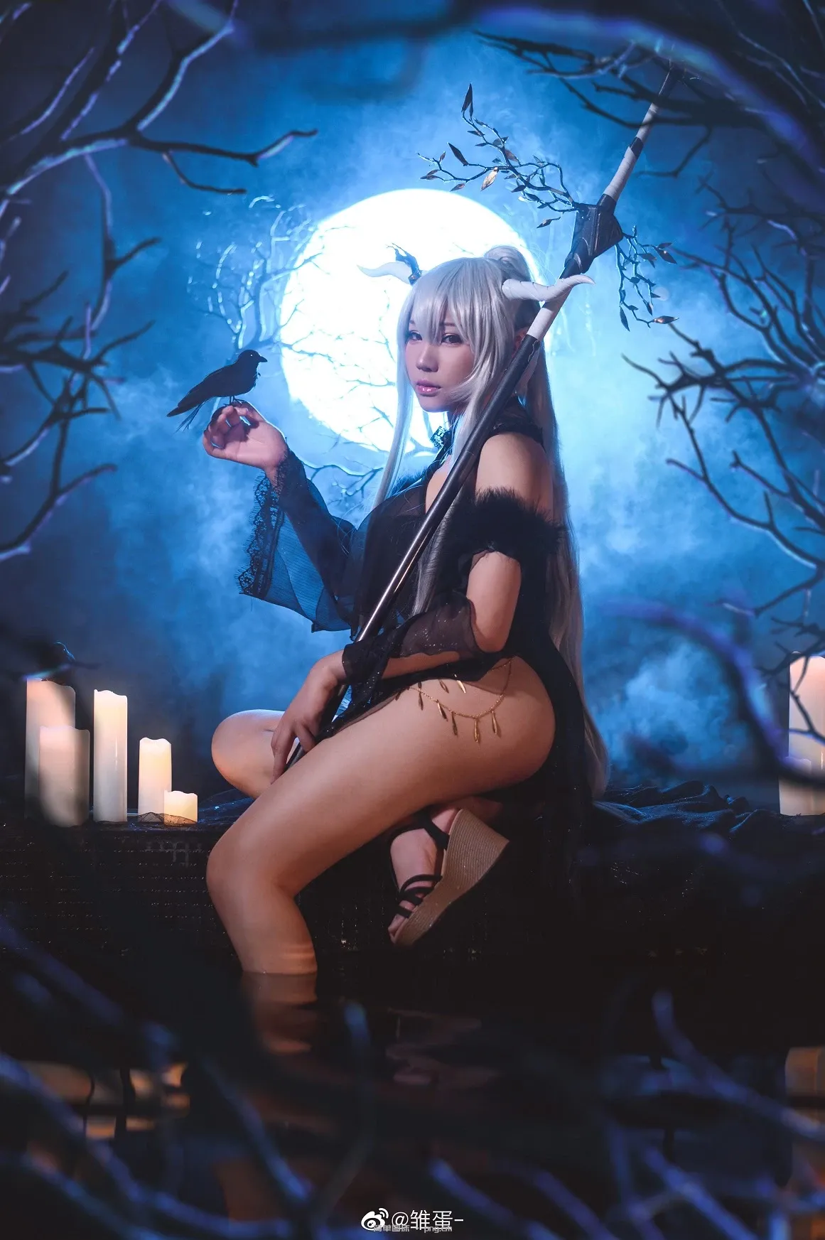 明日方舟 闪灵-珊瑚海岸-静谧午夜 @雏蛋- (10 photos)-5