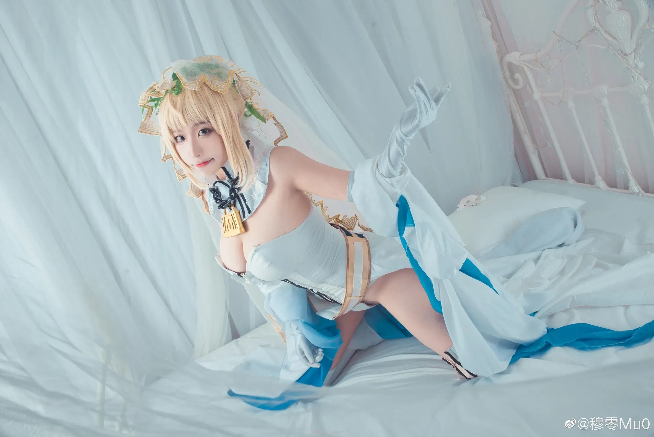 FGO 尼禄·克劳狄乌斯 花嫁满破 @穆零Mu0 (9 photos)-6