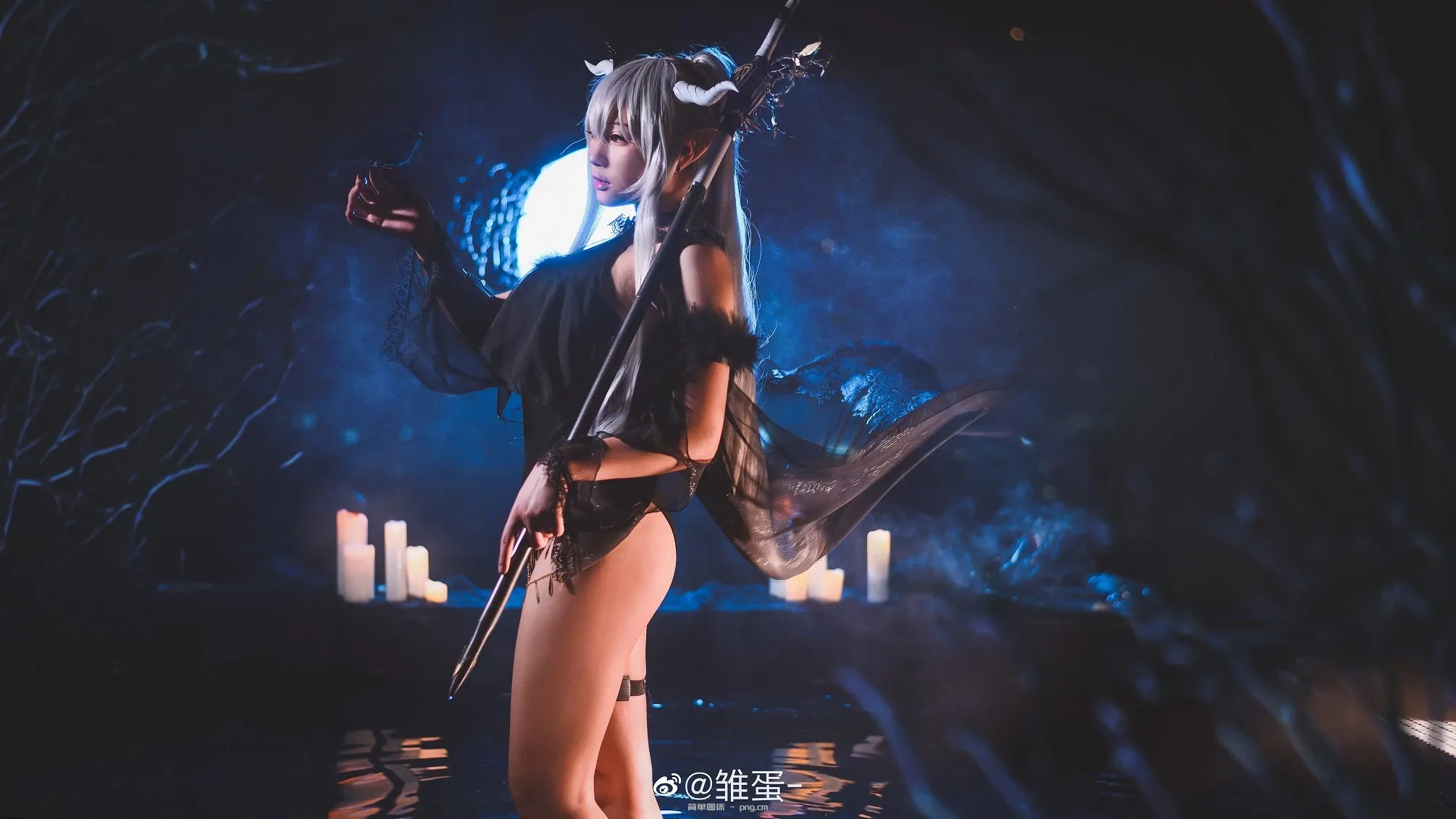 明日方舟 闪灵-珊瑚海岸-静谧午夜 @雏蛋- (10 photos)-6