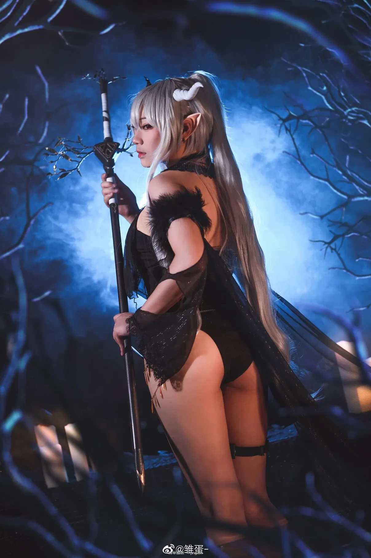 明日方舟 闪灵-珊瑚海岸-静谧午夜 @雏蛋- (10 photos)-7