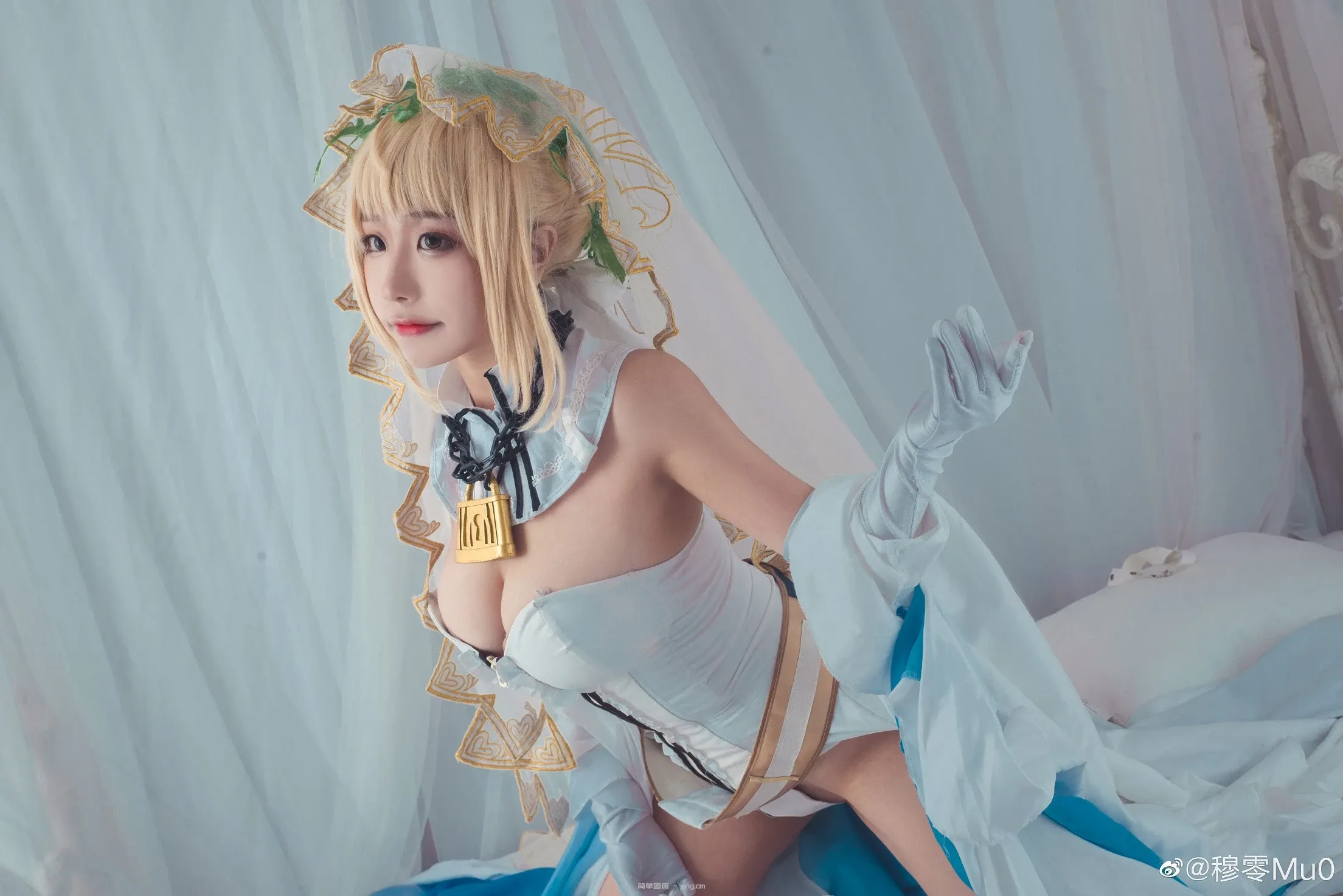 FGO 尼禄·克劳狄乌斯 花嫁满破 @穆零Mu0 (9 photos)-8