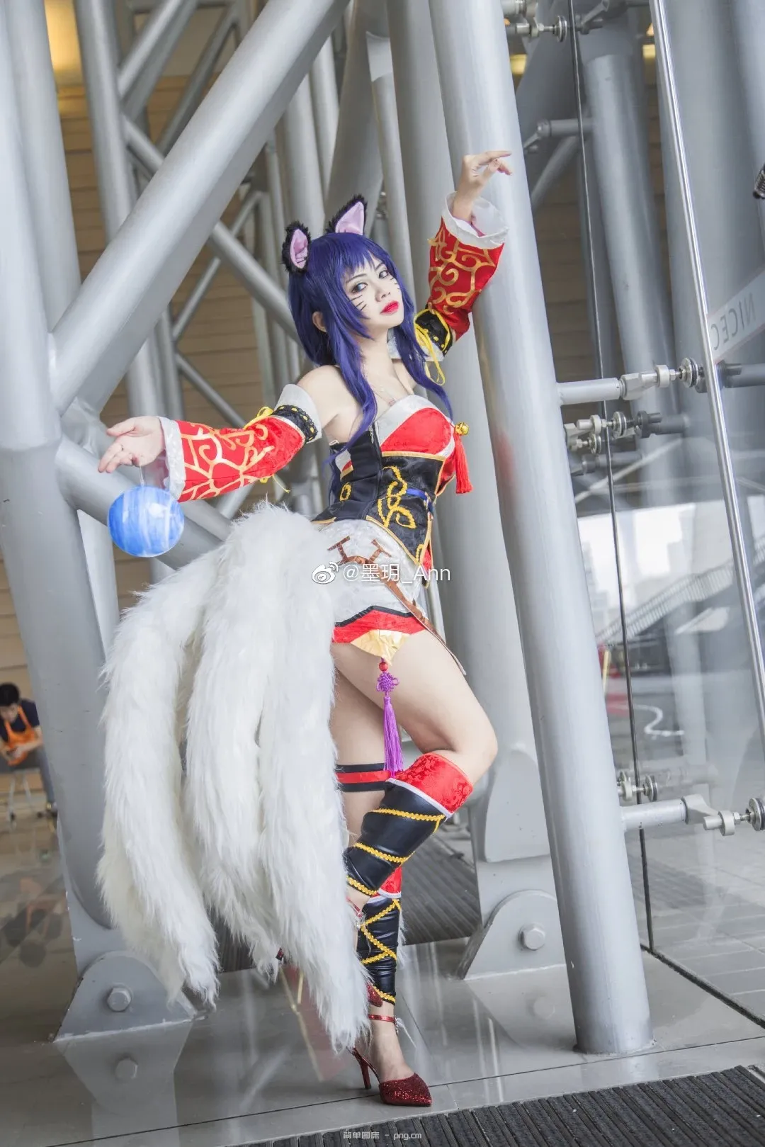 英雄联盟 阿狸 (CG) @墨玥_Ann (初物语动漫展) (9 photos)-8
