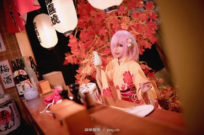 《Fate/Grand Order》玛修和服Cosplay【CN：花柒】 (9 photos)-3