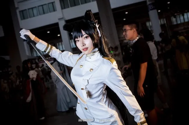 《碧蓝航线》爱宕犬Cosplay漫展场照【CN：米粒】 (9 photos)-9