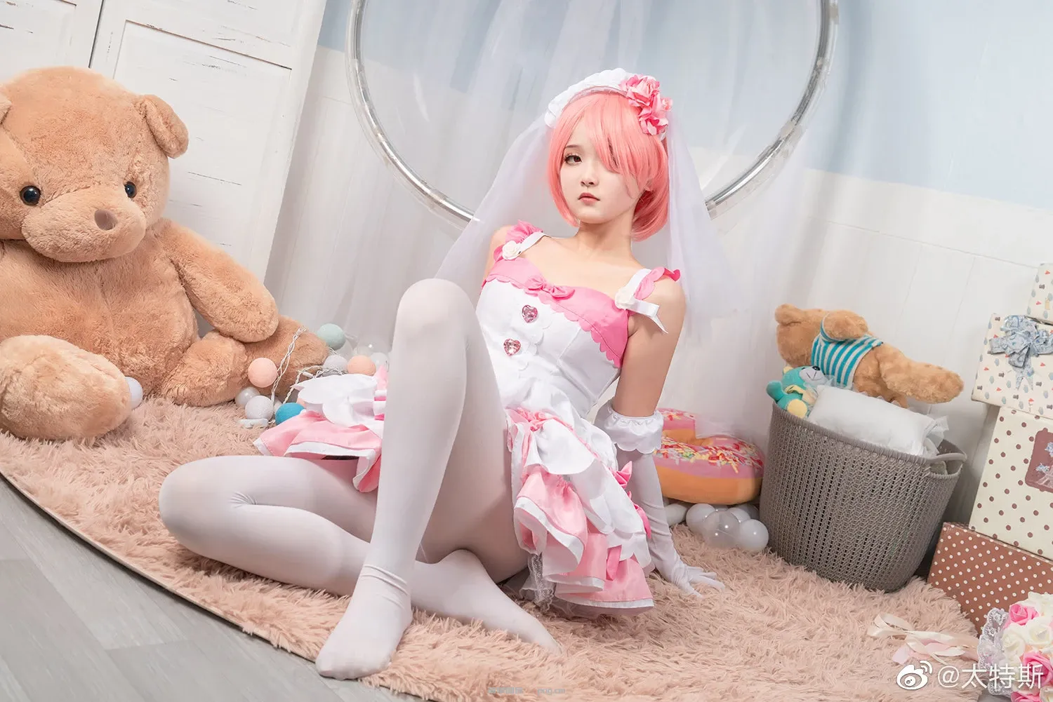 Re:从零开始的异世界生活 拉姆 花嫁 COSER:许惜 (9 photos)-2