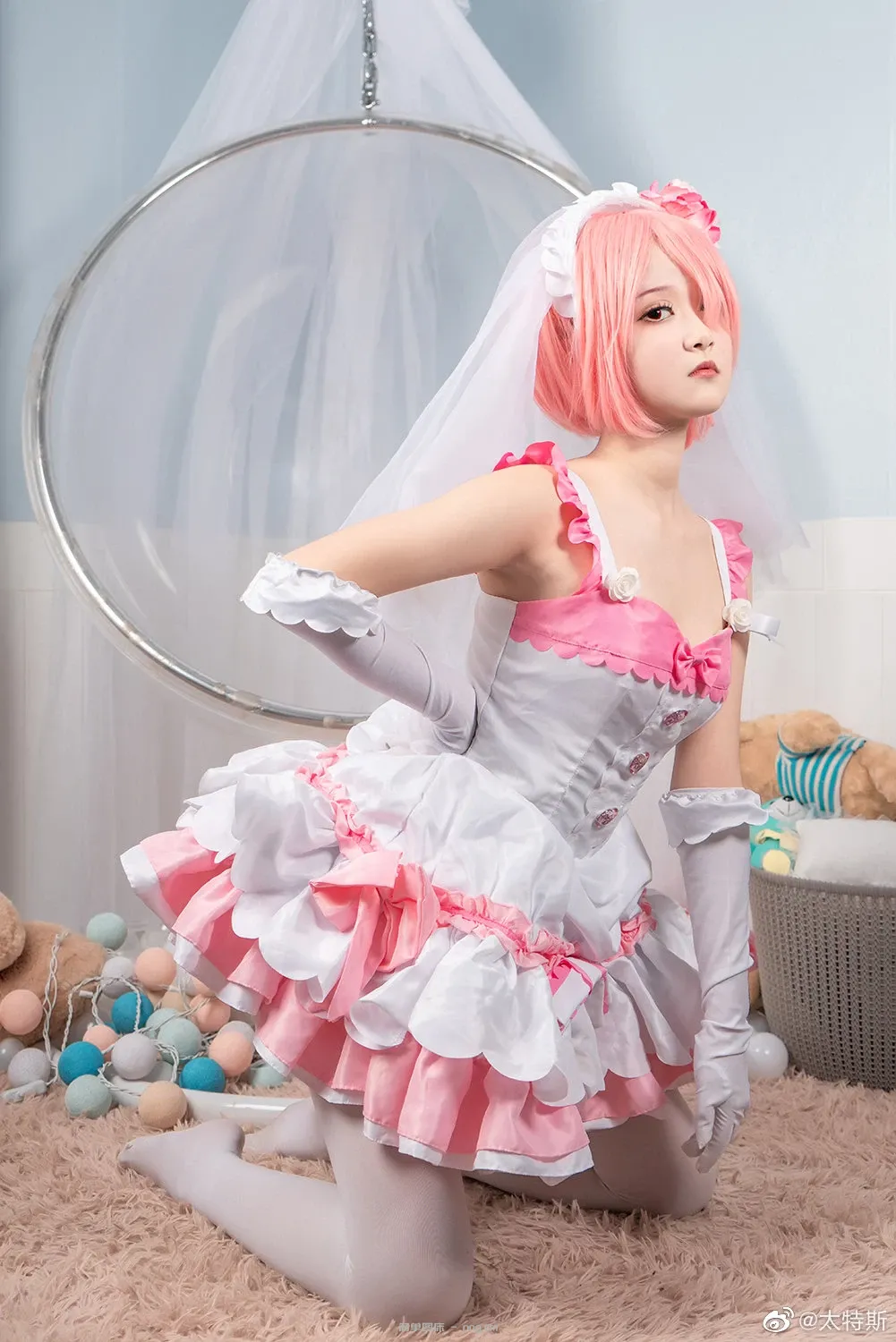 Re:从零开始的异世界生活 拉姆 花嫁 COSER:许惜 (9 photos)-4