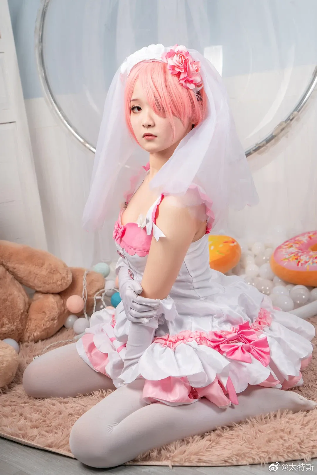 Re:从零开始的异世界生活 拉姆 花嫁 COSER:许惜 (9 photos)-6
