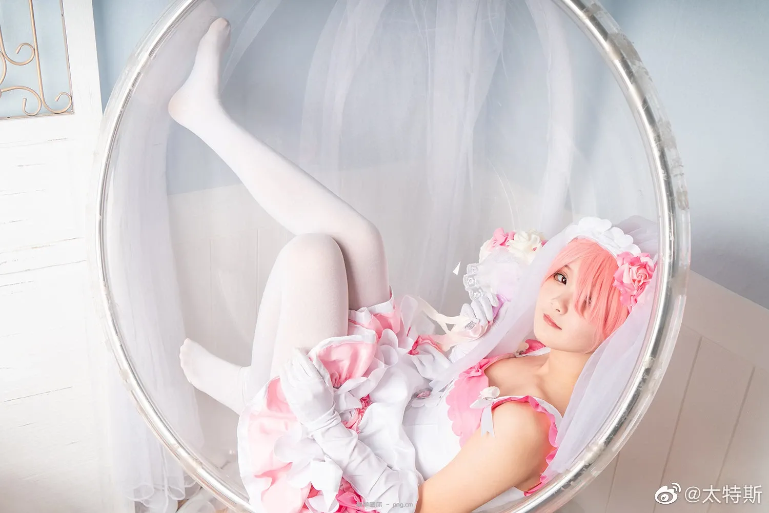 Re:从零开始的异世界生活 拉姆 花嫁 COSER:许惜 (9 photos)-9