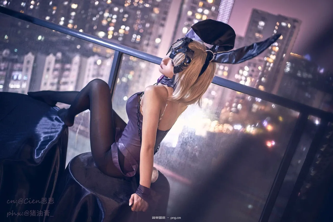 Cien恩恩 – 黑贞兔女郎-17