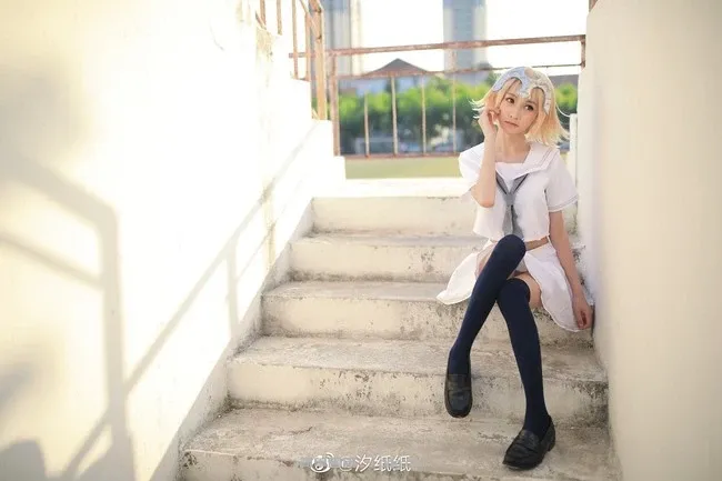 《Fate/Grand Order》贞德Cosplay【CN:汐纸纸】 (8 photos)-6