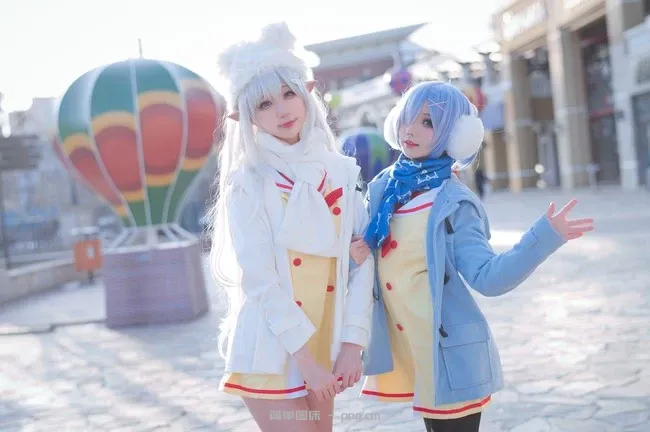 《Re：从零开始的异世界生活 》蕾姆&艾米莉亚Cosplay【CN：花柒&周叽】 (15 photos)-10