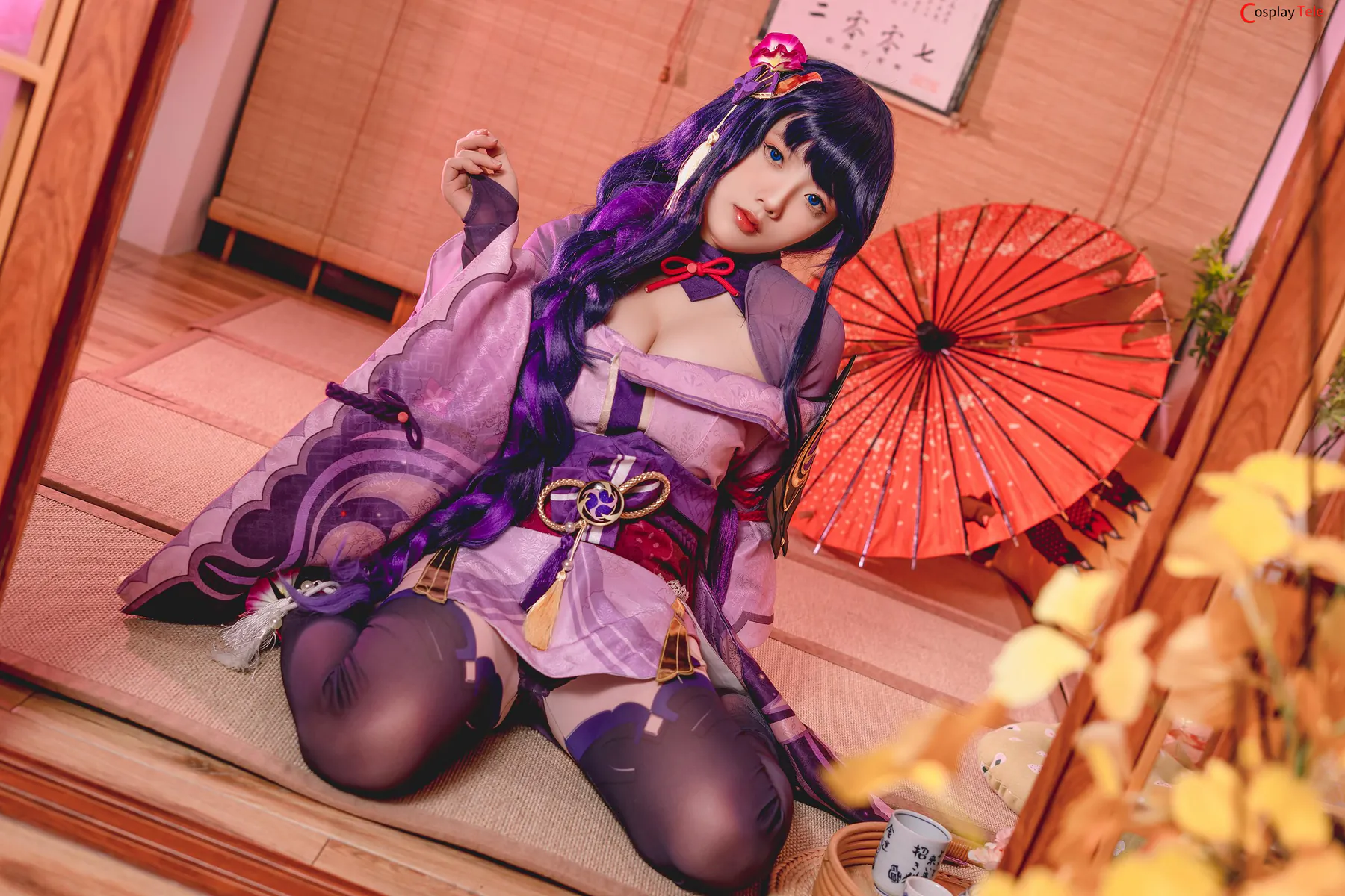 Messie Huang写真 cosplay Raiden Shogun – Genshin Impact “27 photos”