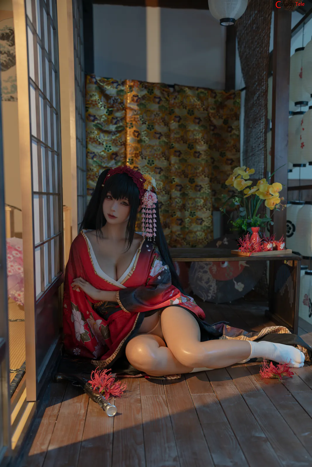 Chunmomo (蠢沫沫) cosplay Kurumi Tokisaki Kimono – Date A Live – Part 1 “147 photos and 4 videos”