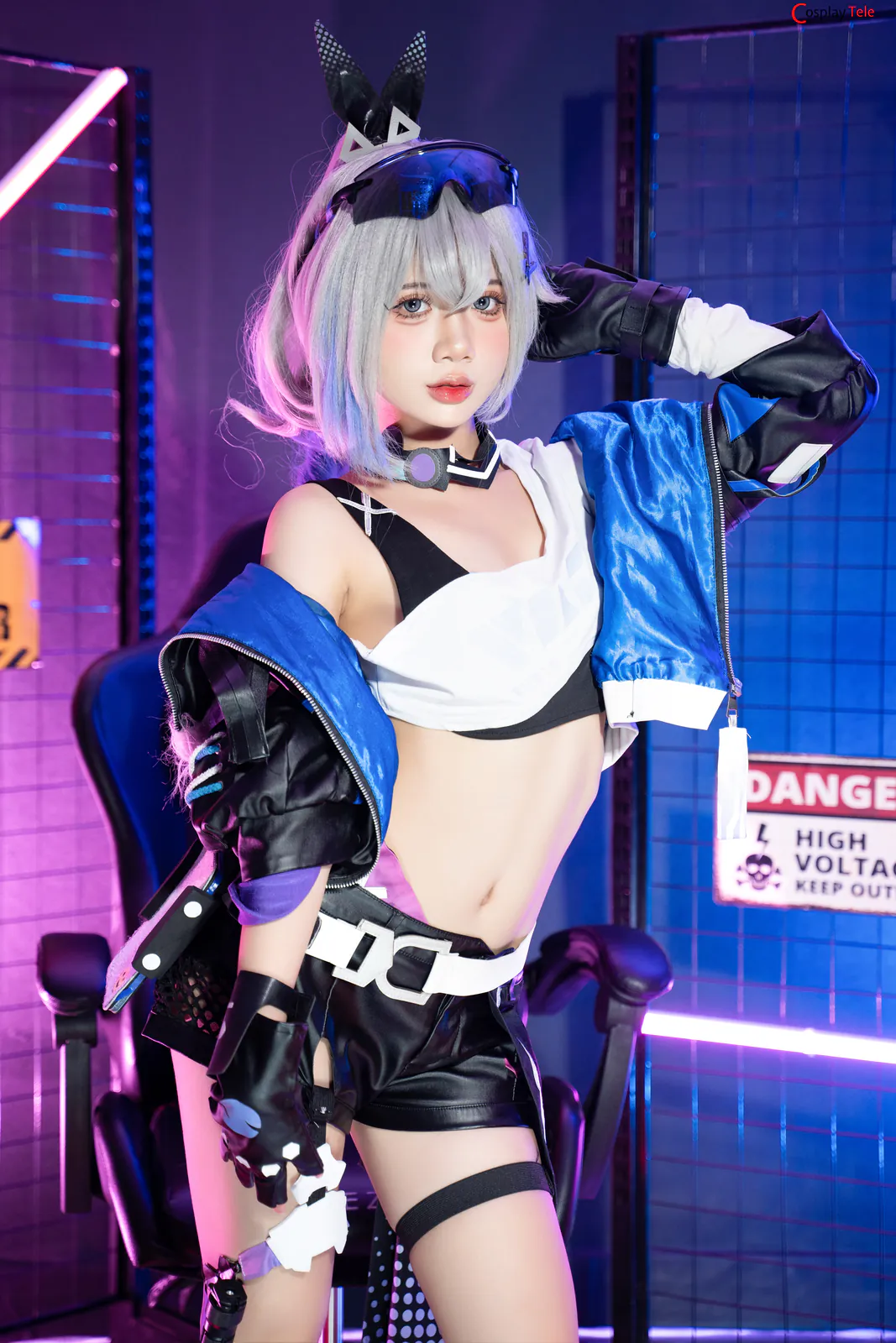 PoppaChan cosplay Silver Wolf – Honkai:Star Rail “139 photos and 1 video”